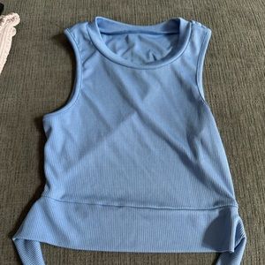 Shein High Neck Open Back Top